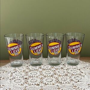 Summer love Ale pint glasses